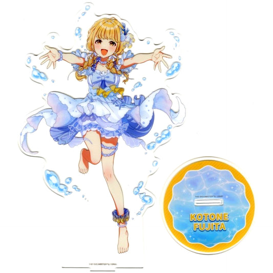 Kotone Fujita Big Acrylic Stand Gakuen iDOLM@STER Collaboration Cafe: Deep Marine Stage [USED]