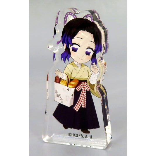 Shinobu Kocho Demon Slayer: Kimetsu no Yaiba x HEART BREAD ANTIQUE: Fuwari Hitokokyu Pan Roman Trading Acrylic Block [USED]