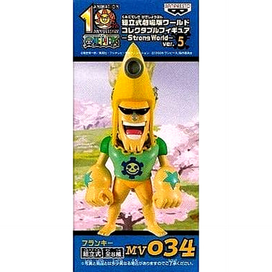 Franky One Piece Movie Strong World Assembly World Collectable Figure Ver.5 MV034 [USED]
