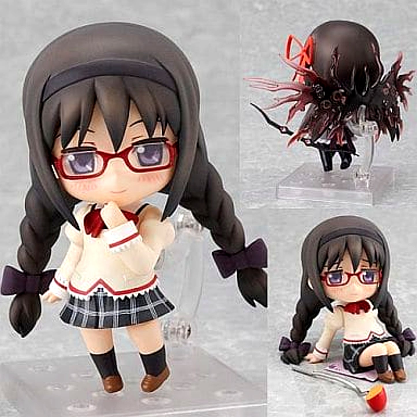 Homura Akemi School Uniform Ver. Puella Magi Madoka Magica Nendoroid 208 Wonder Festival 2012 Winter & WEB Limited [USED]