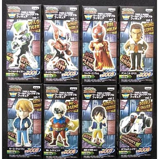 Tiger & Bunny Antonio Lopez & Others All 8 Types Set World Collectable Figure Vol.1 [USED]