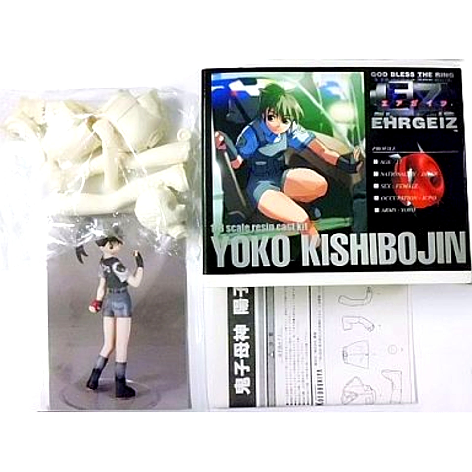 Yoko Kishibojin Ehrgeiz 1/8 Resin Cast Kit [USED]