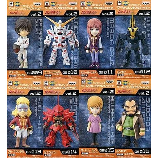 Mobile Suit Gundam Unicorn Banagher Links & Others All 8 Types Set World Collectable Figure Gundam Series Vol.2 [USED]