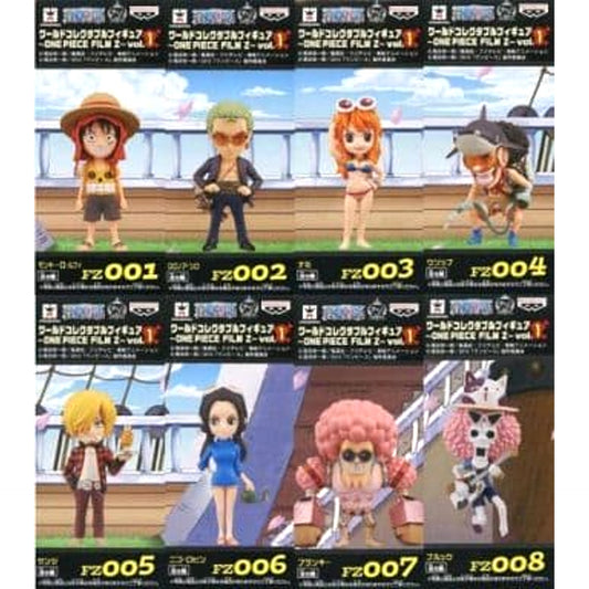 Monkey D. Luffy & Others One Piece All 8 Types Set World Collectable Figure One Piece Film Z Vol.1 [USED]