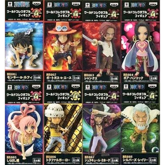 Monkey D. Luffy & Others One Piece All 8 Types Set World Collectable Figure Ha [USED]