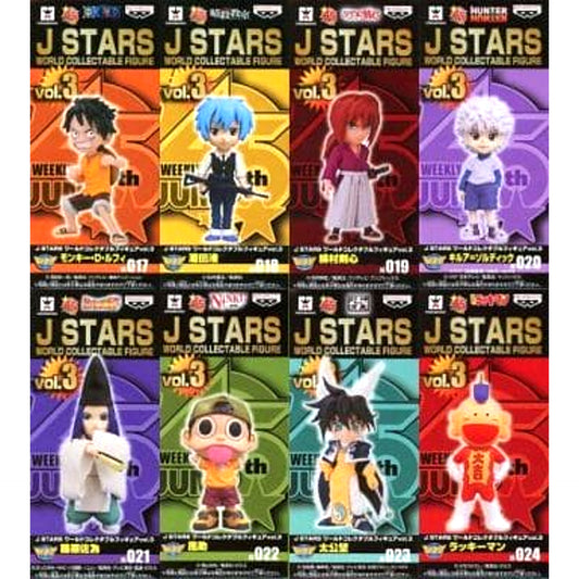 Kenshin Himura & Others J STARS All 8 Types Set World Collectable Figure Vol.3 [USED]