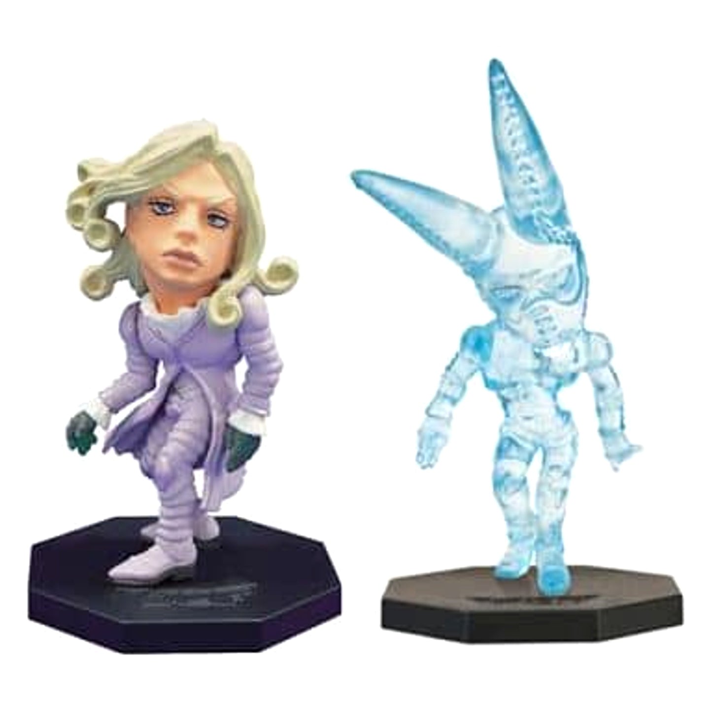 Funny Valentine JoJo's Bizarre Adventure Part 7: Steel Ball Run Ichiban Kuji World Collectable Figure Stand Set Prize D [USED]