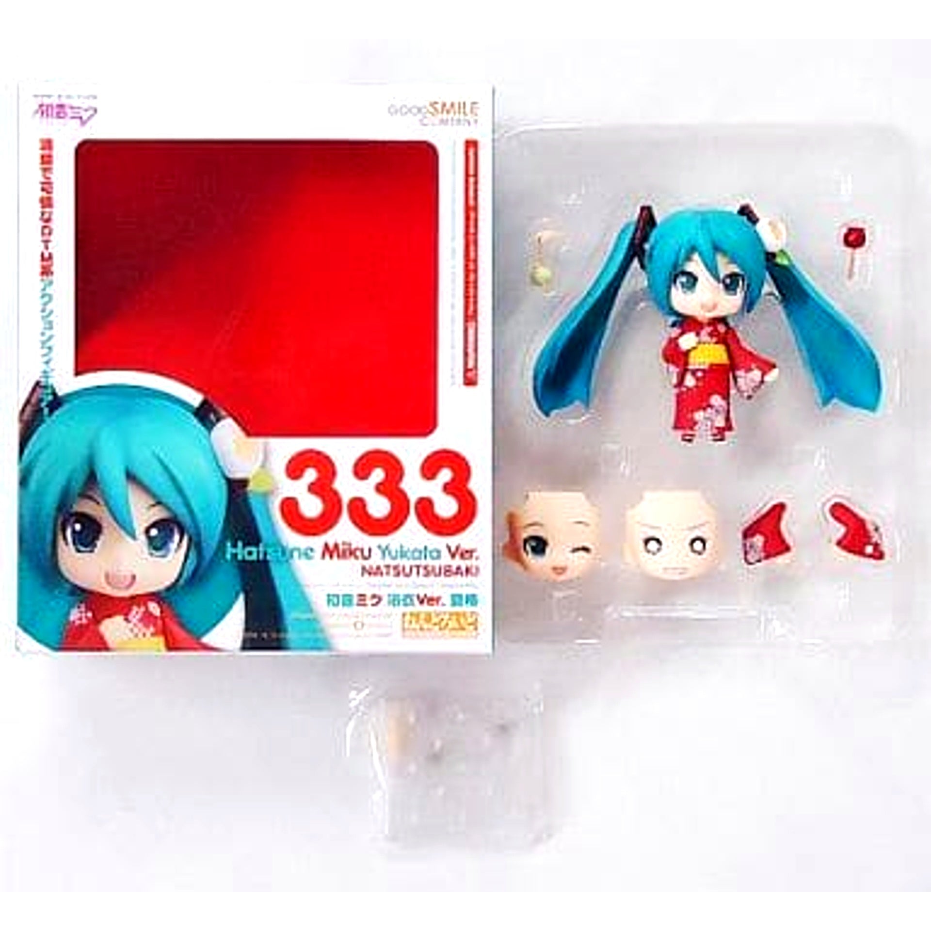 Hatsune Miku Yukata Ver. Summer Camellia VOCALOID Nendoroid 333 Event and GOODSMILE ONLINE SHOP Exclusive [USED]
