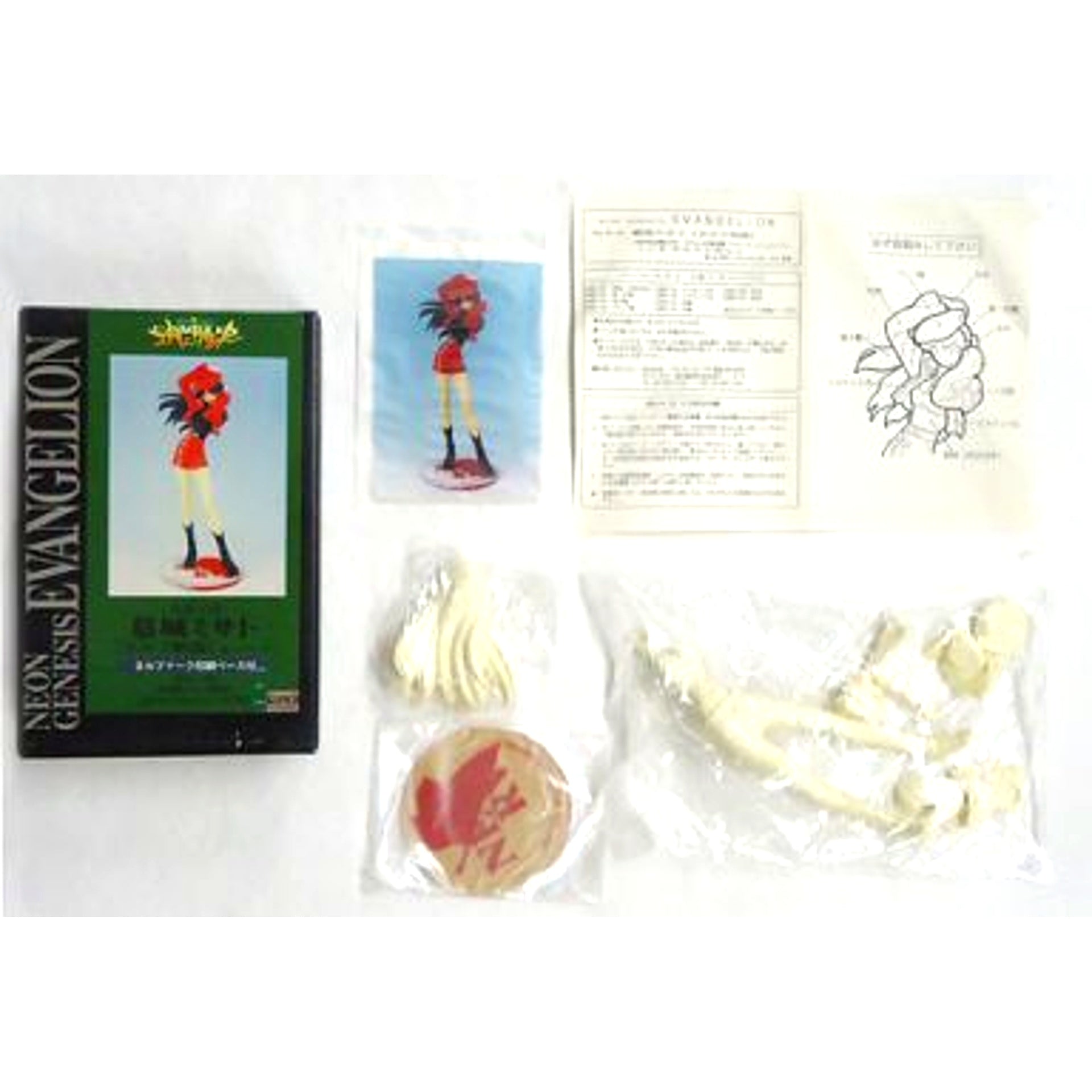 Misato Katsuragi NERV Uniform Neon Genesis Evangelion No.69 1/8 Resin Cast Kit [USED]