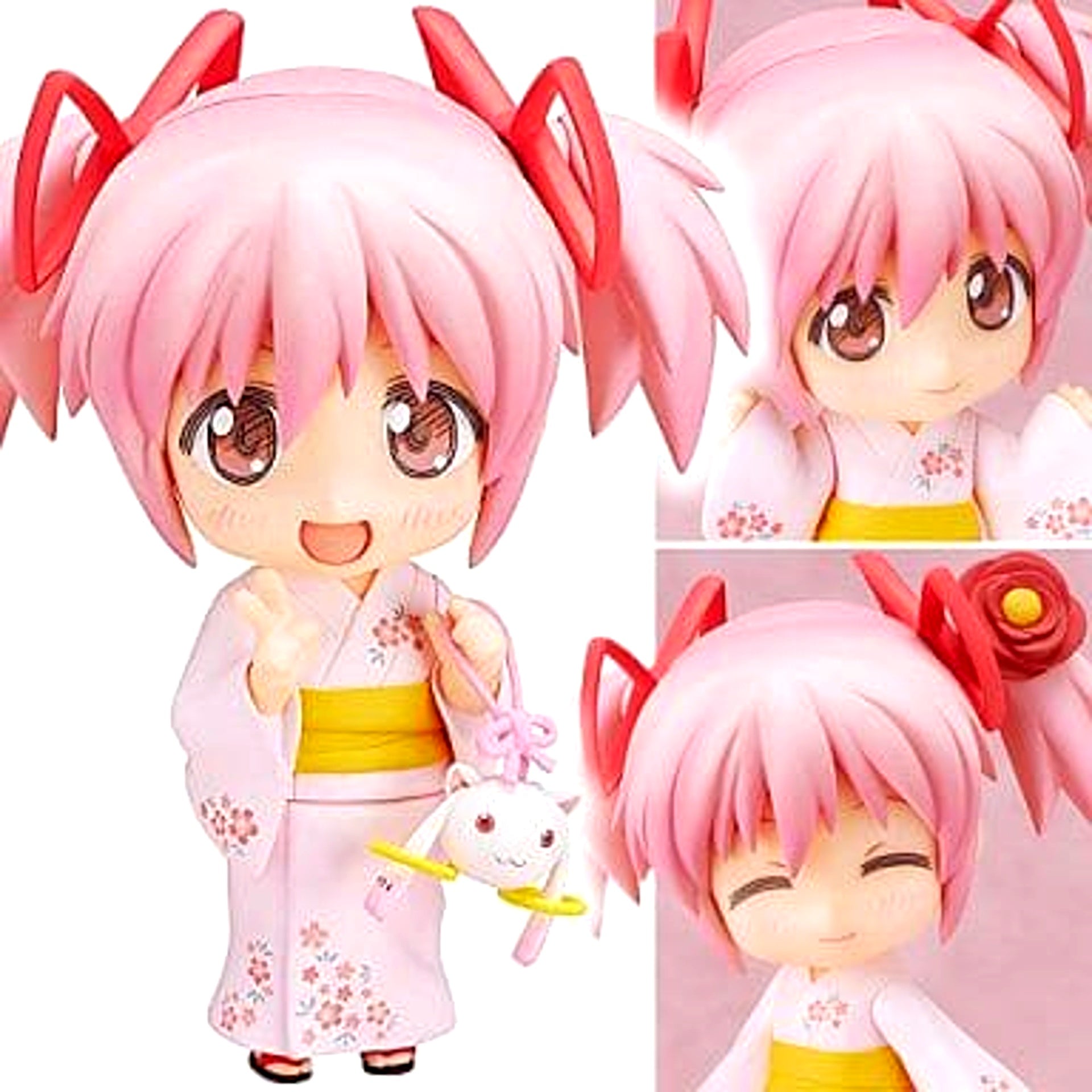 Madoka Kaname Yukata Ver. Puella Magi Madoka Magica The Movie Nendoroid 432 [USED]