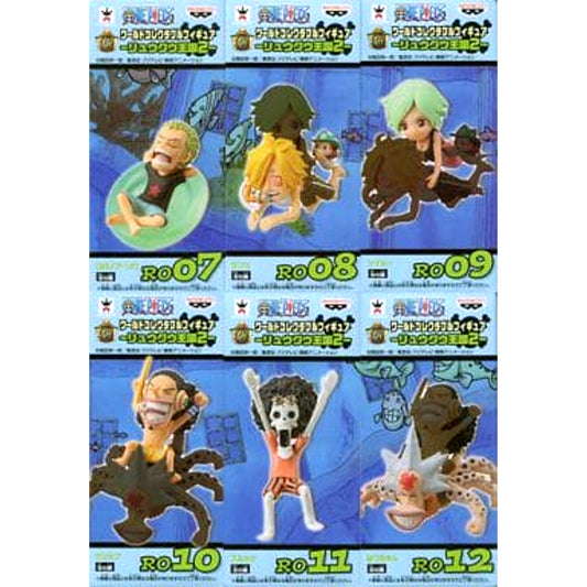 Roronoa Zoro & Others One Piece All 6 Types Set World Collectable Figure Ryugu Kingdom 2 [USED]