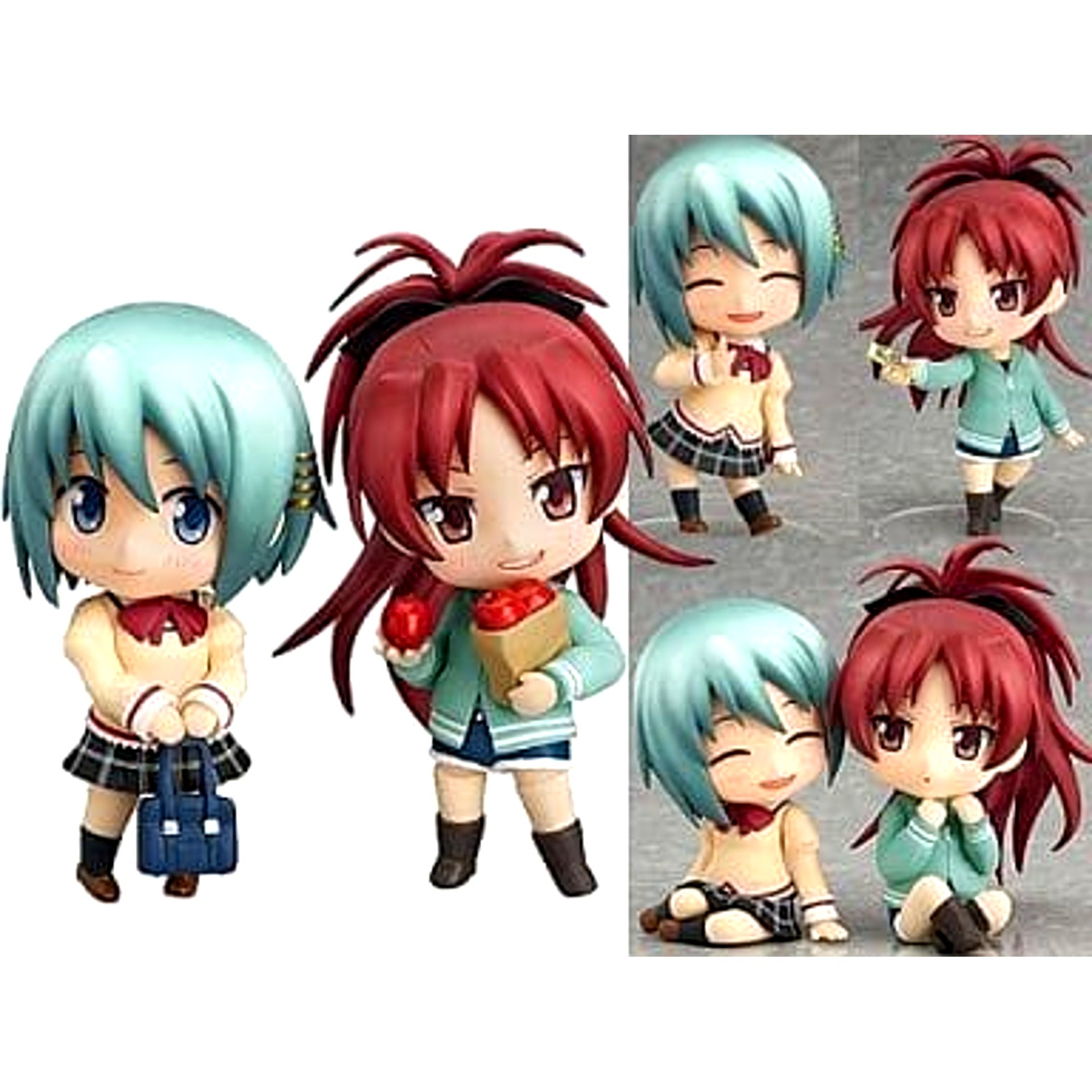 Sayaka Miki School Uniform Ver. Kyoko Sakura Casual Outfit Ver. Puella Magi Madoka Magica The Movie Rebellion Nendoroid 422 Wonder Festival 2014 Summer & GOODSMILE Online Shop Limited [USED]