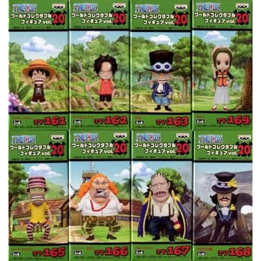 Monkey D. Luffy & Others One Piece All 8 Types Set World Collectable Figure Vol.20 [USED]