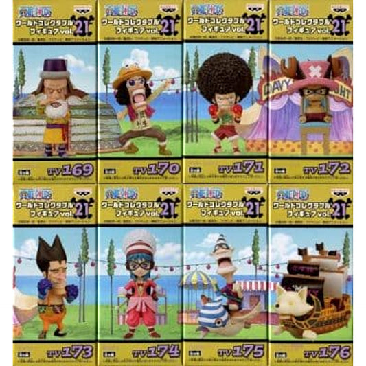 Usopp & Others One Piece All 8 Types Set World Collectable Figure Vol.21 [USED]
