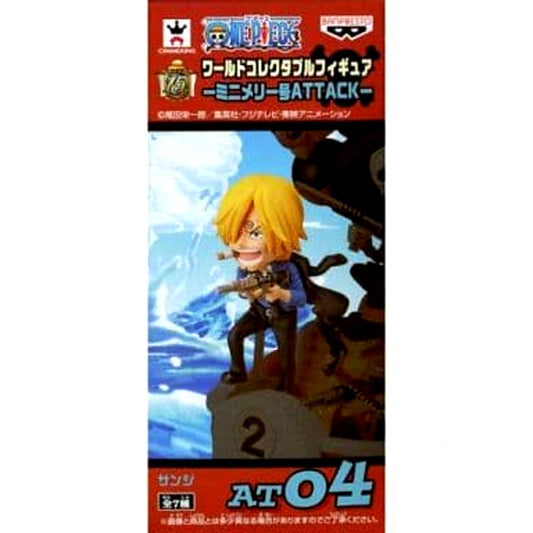 Sanji One Piece World Collectable Figure Mini Merry Attack [USED]