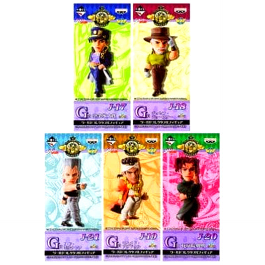 Jotaro Kujo & Others JoJo's Bizarre Adventure Part 3: Stardust Crusaders All 5 Types Set Ichiban Kuji Good Grief World Collectable Figure Prize G [USED]
