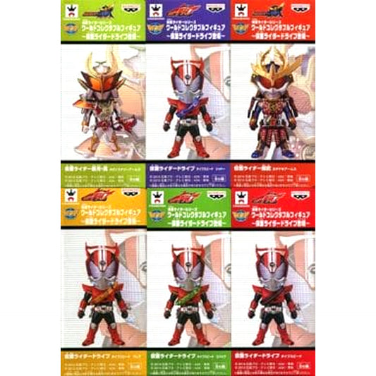 Kamen Rider Drive & Others Kamen Rider Series All 6 Types Set World Collectable Figure Drive Appeared [USED]