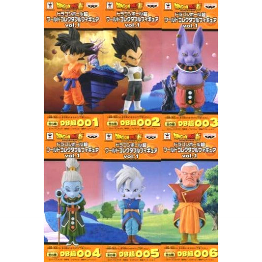 Dragon Ball Super World Collectable Figure Vol.1 Complete Set of 6 [USED]