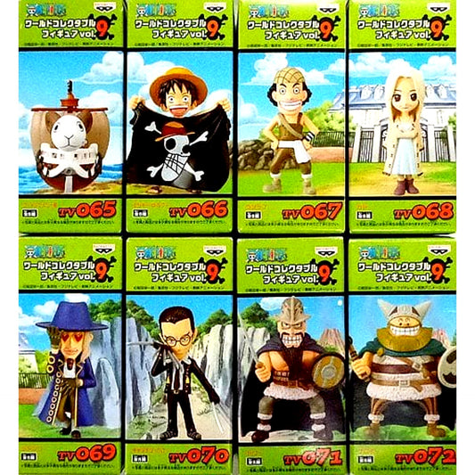 Monkey D. Luffy & Others One Piece All 8 Types Set World Collectable Figure Vol.9 Vol.9 [USED]