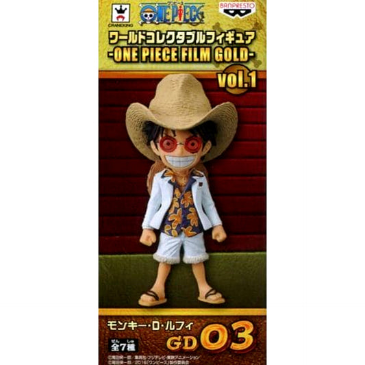 Monkey D. Luffy Casino Clothes One Piece World Collectable Figure One Piece Film Gold Vol.1 [USED]