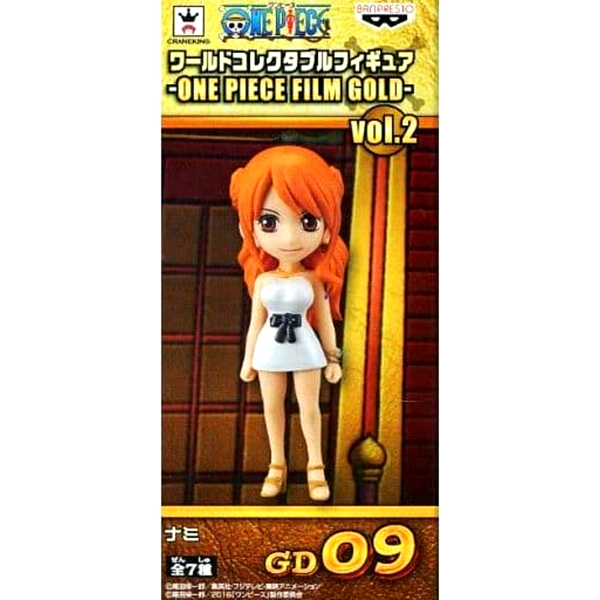 Nami Casino Clothes One Piece World Collectable Figure One Piece Film Gold Vol.2 [USED]