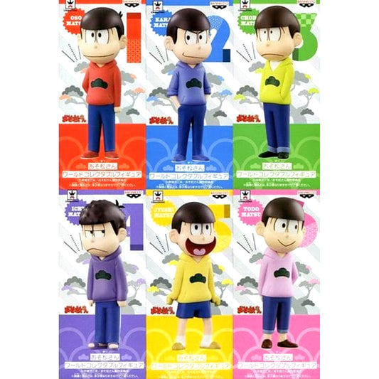 Mr. Osomatsu Todomatsu & Others All 6 Types Set World Collectable Figure [USED]