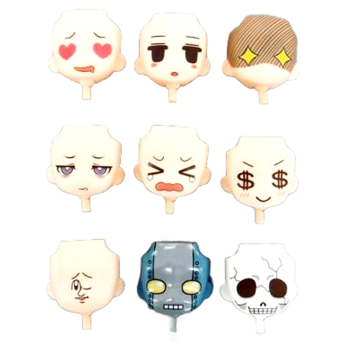 Nendoroid More Swap Face All 9 Types Set Figure [USED]