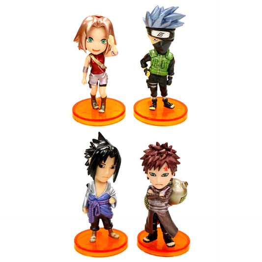Kakashi Hatake & Others Naruto: Shippuden All 4 Types Set Ichiban Kuji World Collectable Figure Metallic Color Ver. Prize B [USED]
