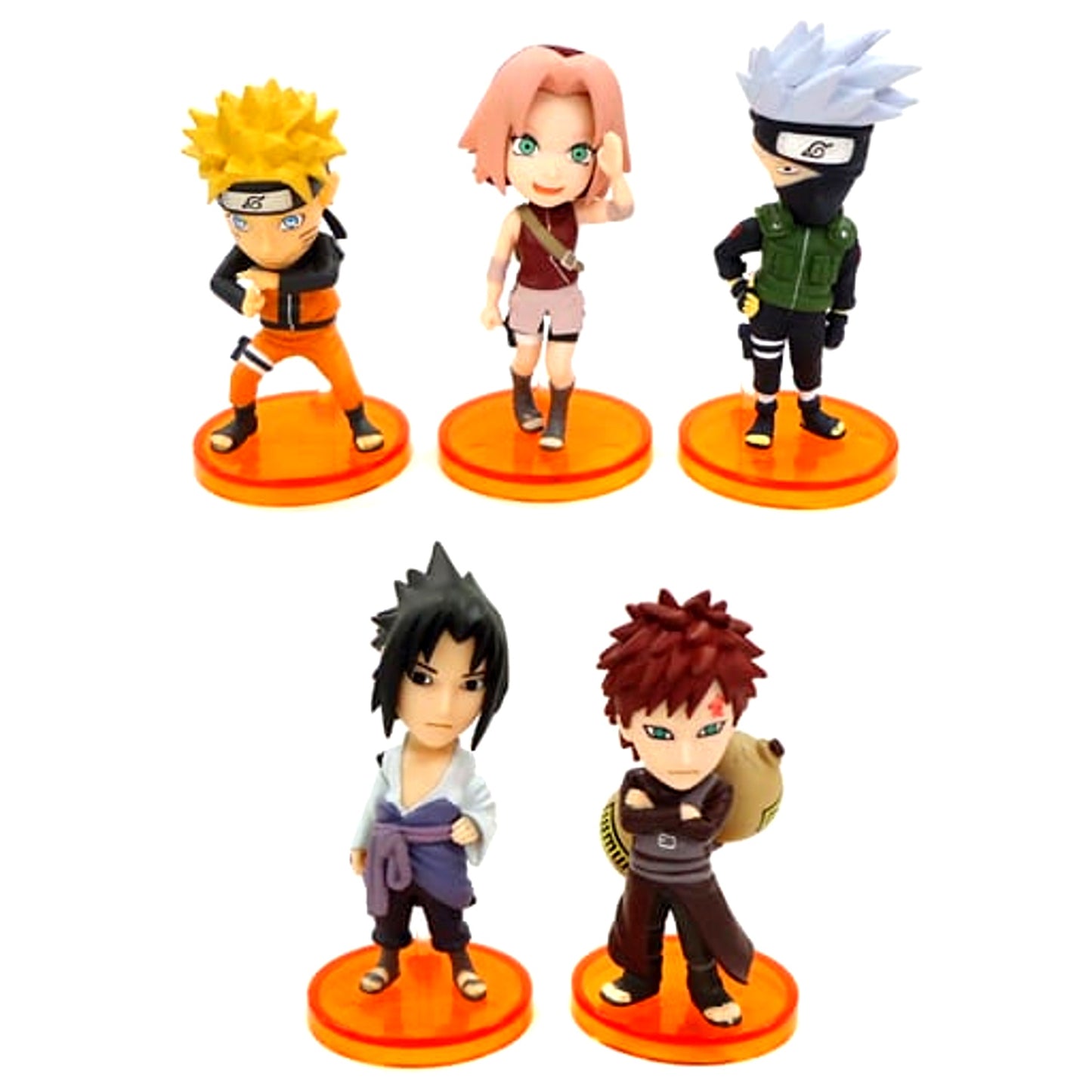 Sasuke Uchiha & Others Naruto: Shippuden All 5 Types Set Ichiban Kuji World Collectable Figure Prize C [USED]