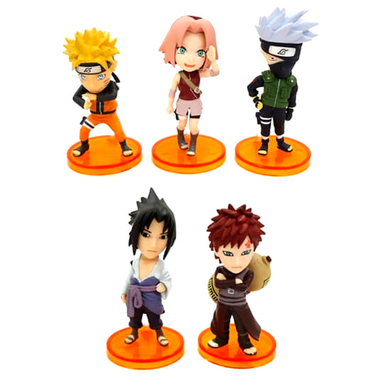 Sasuke Uchiha & Others Naruto: Shippuden All 5 Types Set Ichiban Kuji World Collectable Figure Prize C [USED]