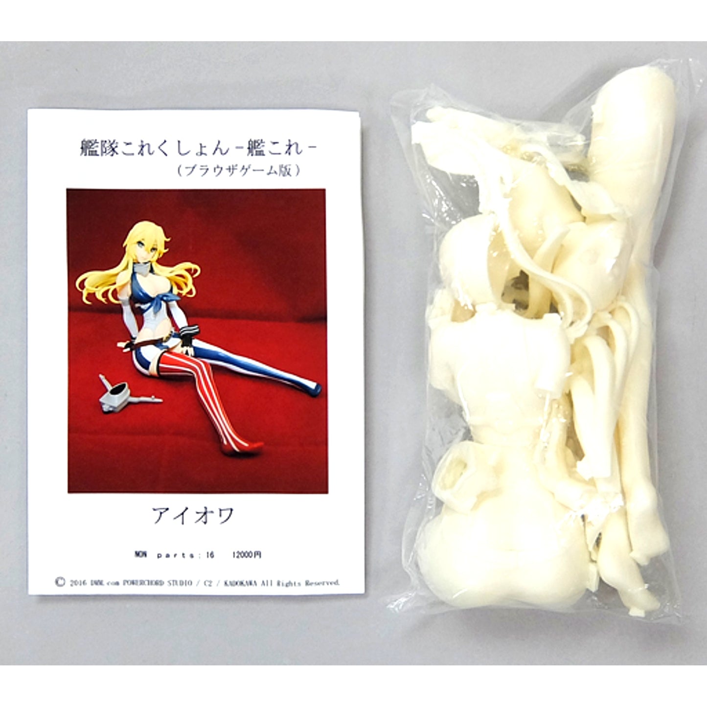 Iowa Kantai Collection KanColle Resin Cast Kit Wonder Festival 2016 Summer Event Limited [USED]