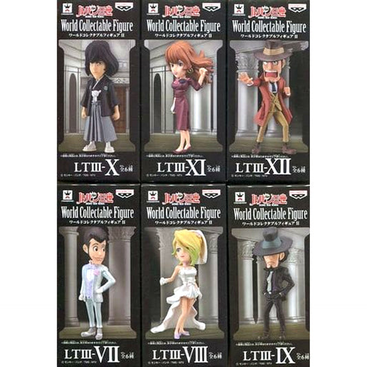 Lupin the Third Daisuke Jigen & Others All 6 Types Set World Collectable Figure II [USED]