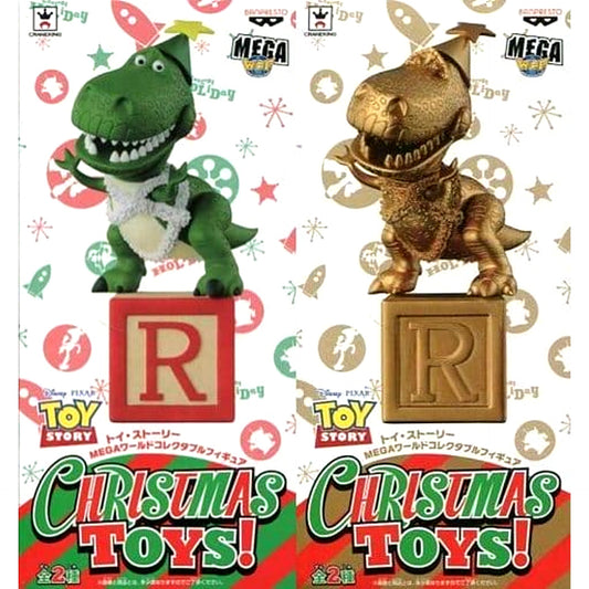 Toy Story MEGA World Collectable Figure CHRISTMAS TOYS! Set of 2 [USED]