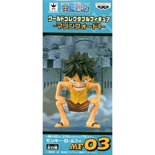 Monkey D. Luffy One Piece World Collectable Figure Marine Ford 1 [USED]