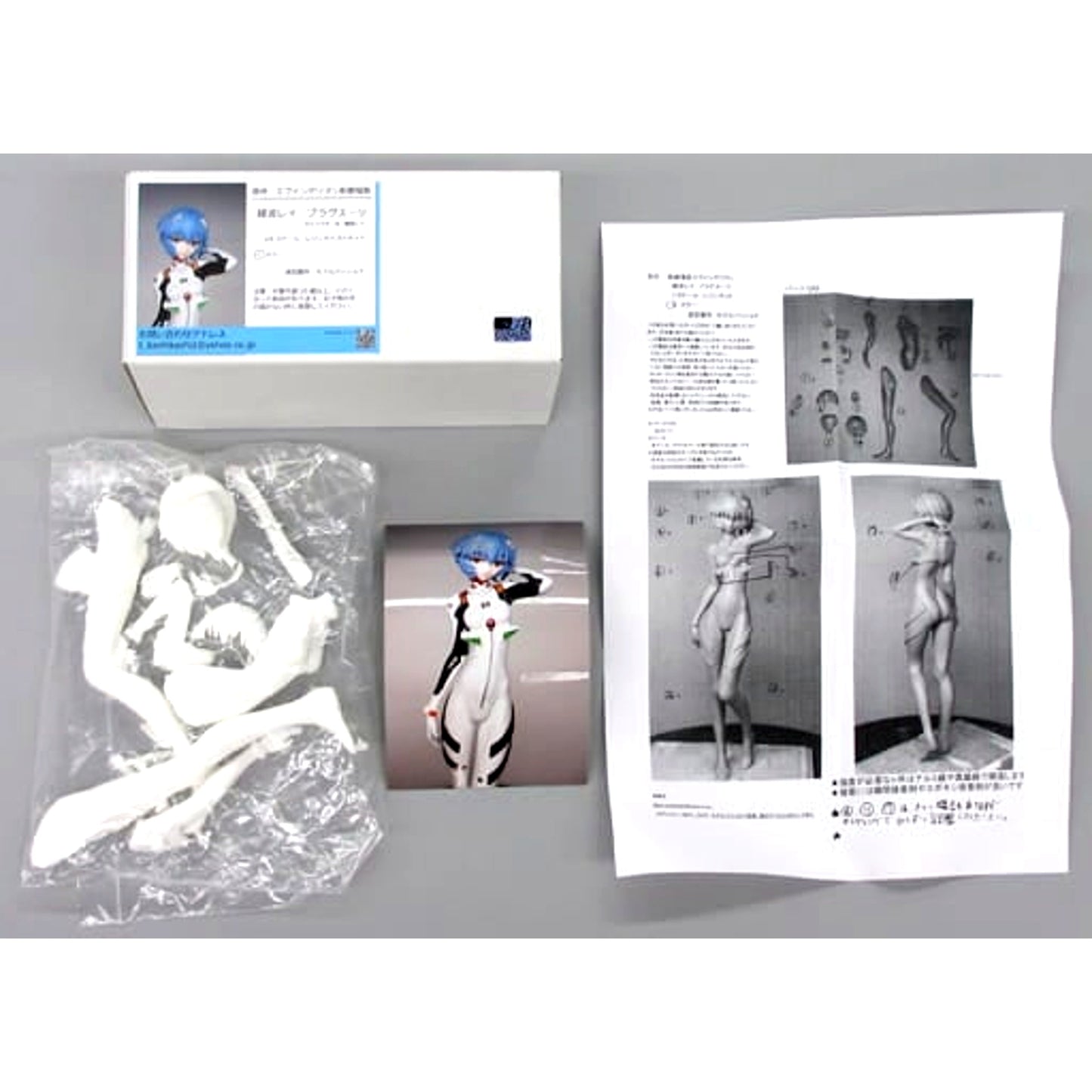 Rebuild of Evangelion Rei Ayanami Plug Suit Resin Cast Kit 1/6 Scale Wonder Festival 2015 Winter Limited [USED]