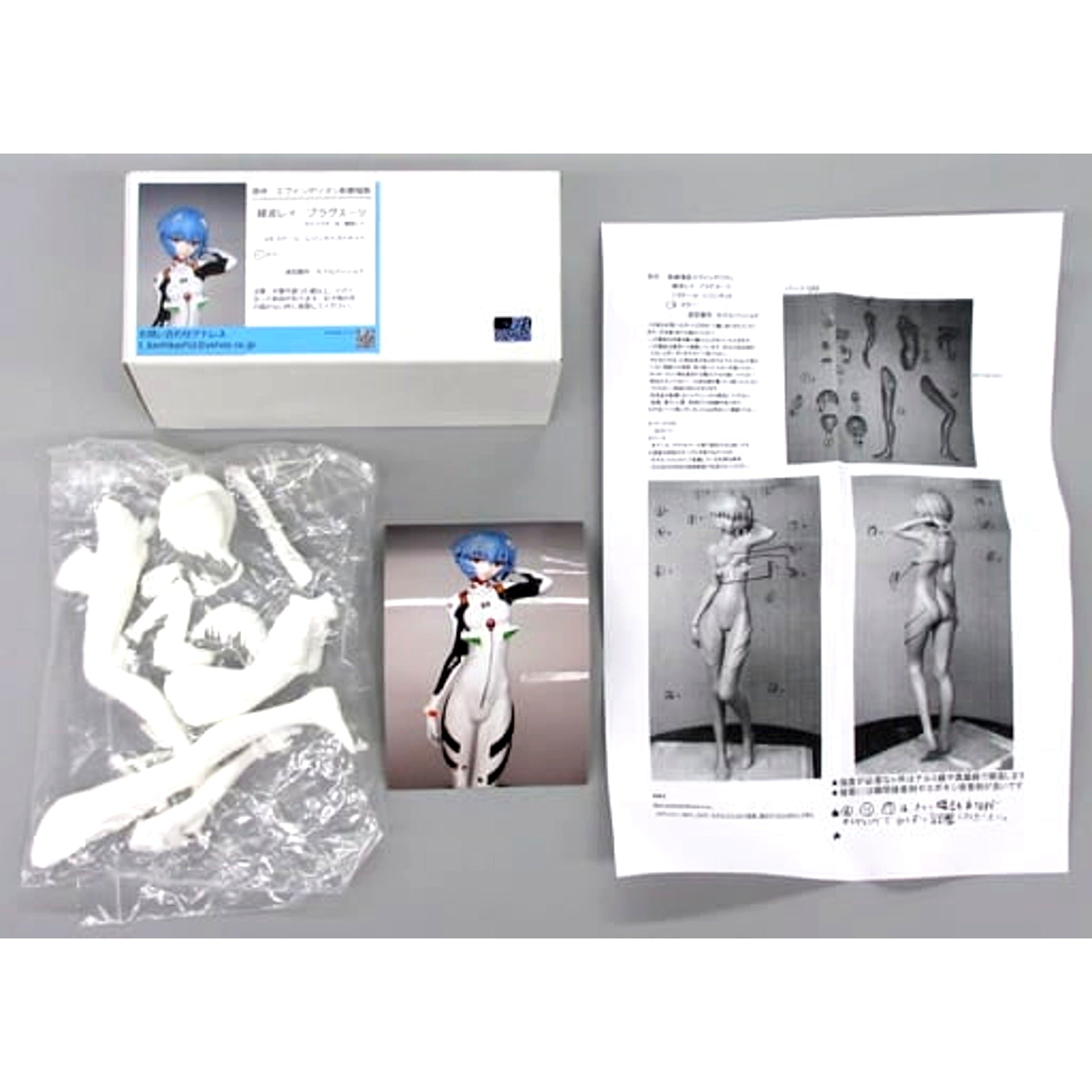 Rebuild of Evangelion Rei Ayanami Plug Suit Resin Cast Kit 1/6 Scale Wonder Festival 2015 Winter Limited [USED]