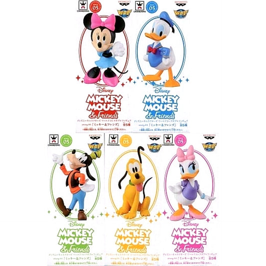 Mickey Mouse & Friends World Collectable Figure Story.05 Complete Set of 5 [USED]