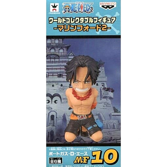 Portgas D. Ace One Piece World Collectable Figure Marine Ford 2 [USED]