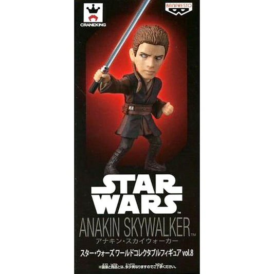 Anakin Skywalker Star Wars World Collectable Figure Lightsaber in Right Hand vol.8 [USED]
