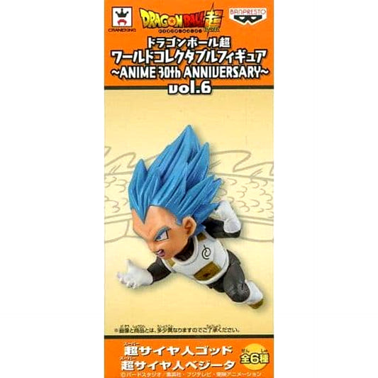 Dragon Ball Super Super Saiyan God Super Saiyan Vegeta World Collectable Figure ANIME 30th ANNIVERSARY Vol.6 [USED]
