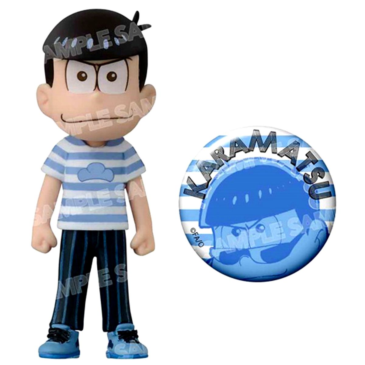 Karamatsu Matsuno Mr. Osomatsu World Collectable Figure Border Matsu T-Shirt Ver. Dressing Up Matsu Avex Pictures x Banpresto [USED]