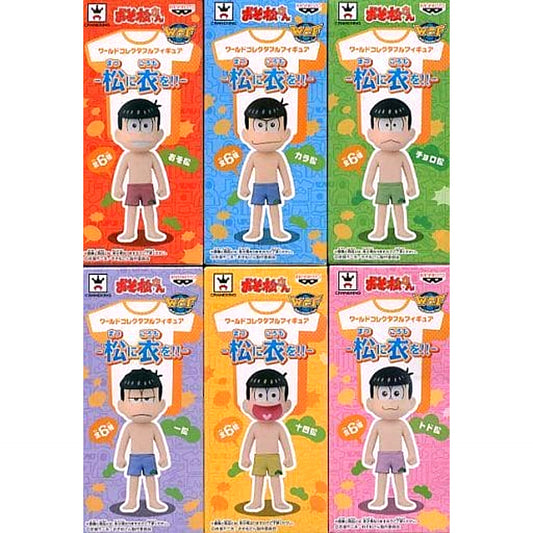 Mr. Osomatsu World Collectable Figure Clothe the Matsus!! Set of 6 [USED]
