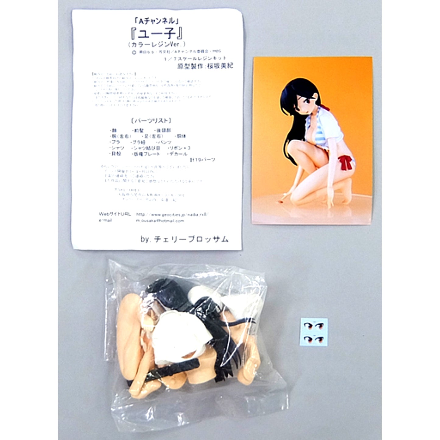 Yuko Nishi A Channel 1/7 Color Resin Cast Kit [USED]