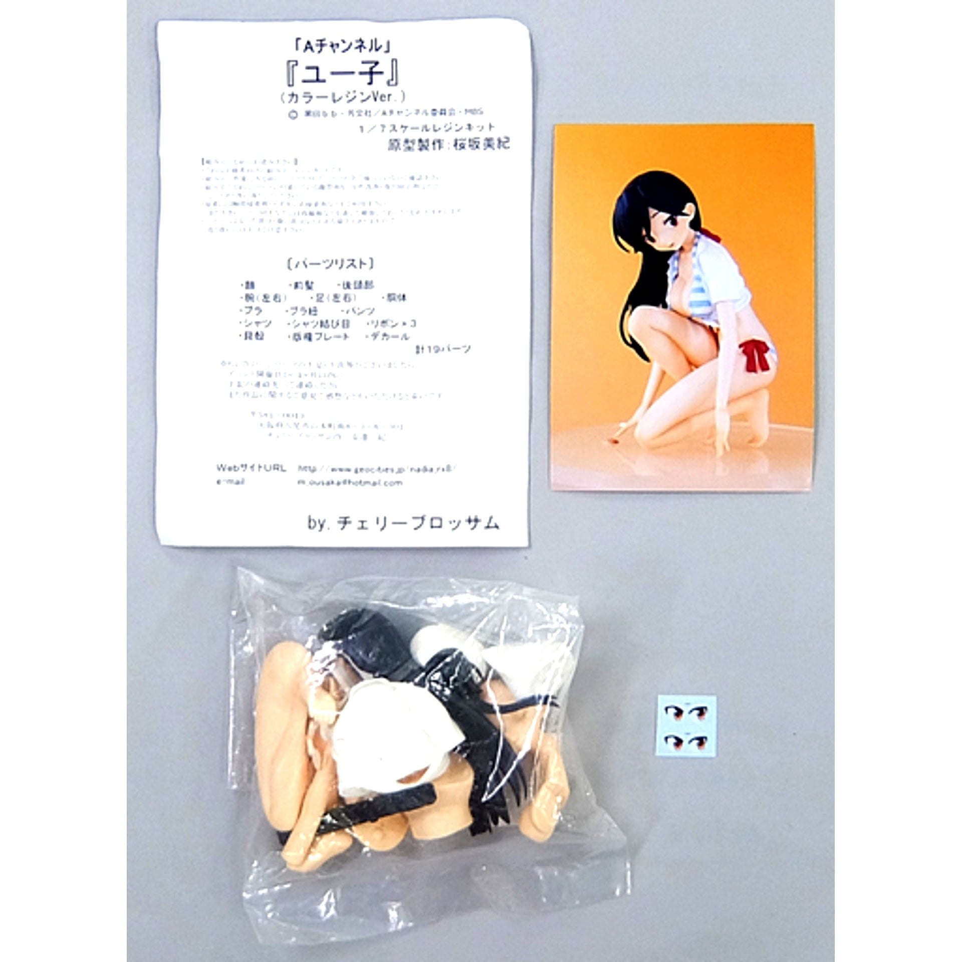 Yuko Nishi A Channel 1/7 Color Resin Cast Kit [USED]