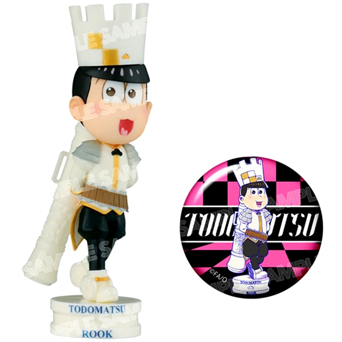Todomatsu Matsuno Mr. Osomatsu World Collectable Figure Chess Matsu White Ver. [USED]