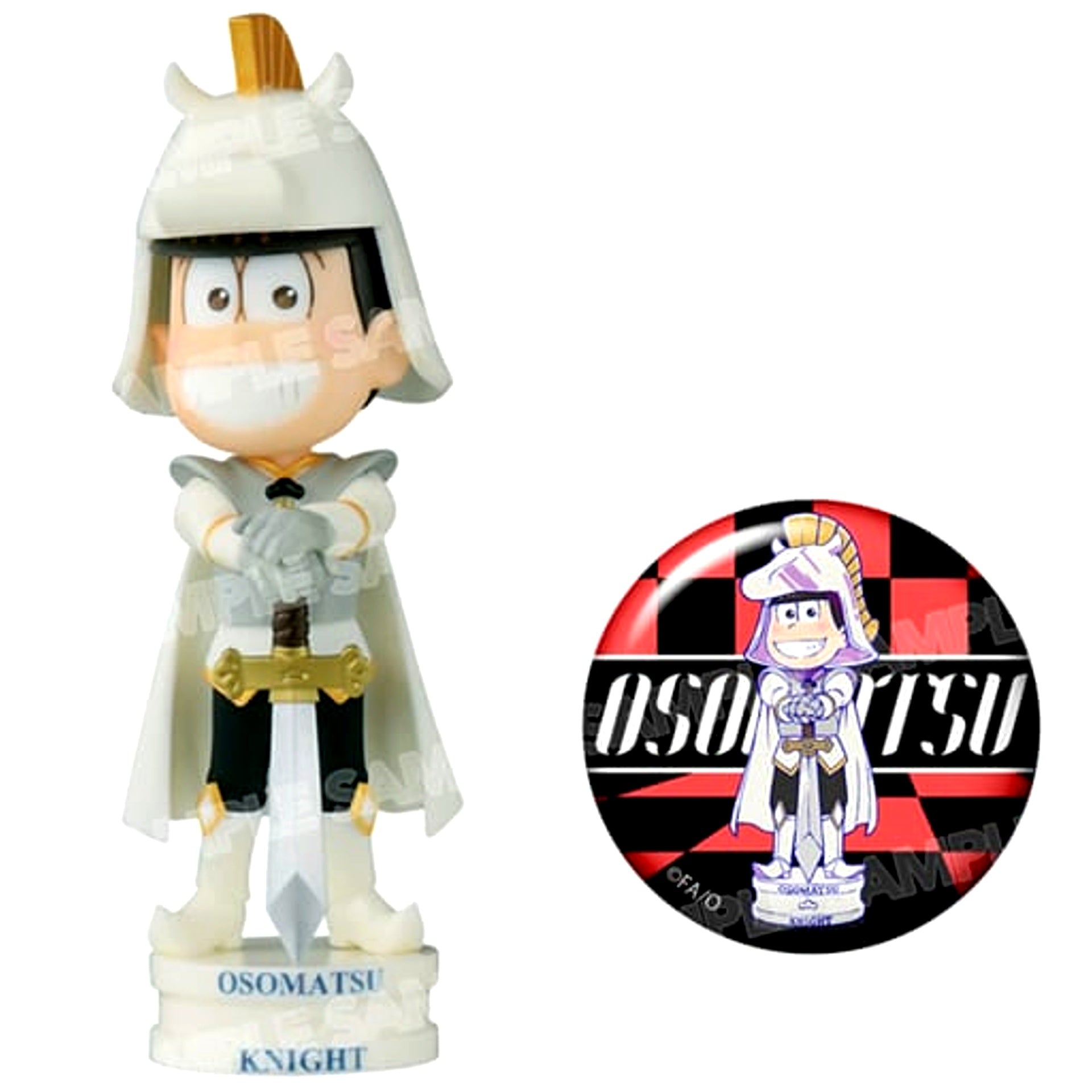 Mr. Osomatsu Osomatsu World Collectable Figure Chess Matsu White Ver. [USED]