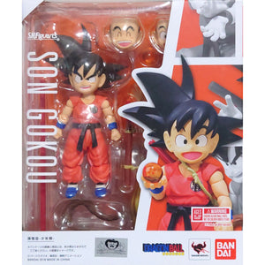 S.H.Figuarts Son Goku -Boyhood- Dragon Ball Male Figure [USED]