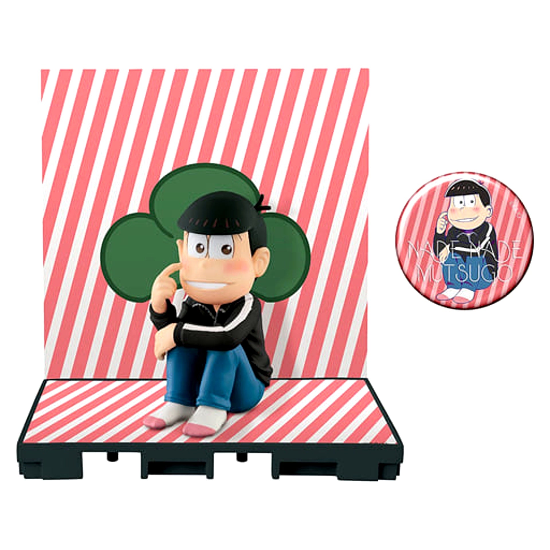 Mr. Osomatsu Osomatsu Black Jersey Ver. World Collectable Figure Nadenade Mutsugo Vol.1 [USED]