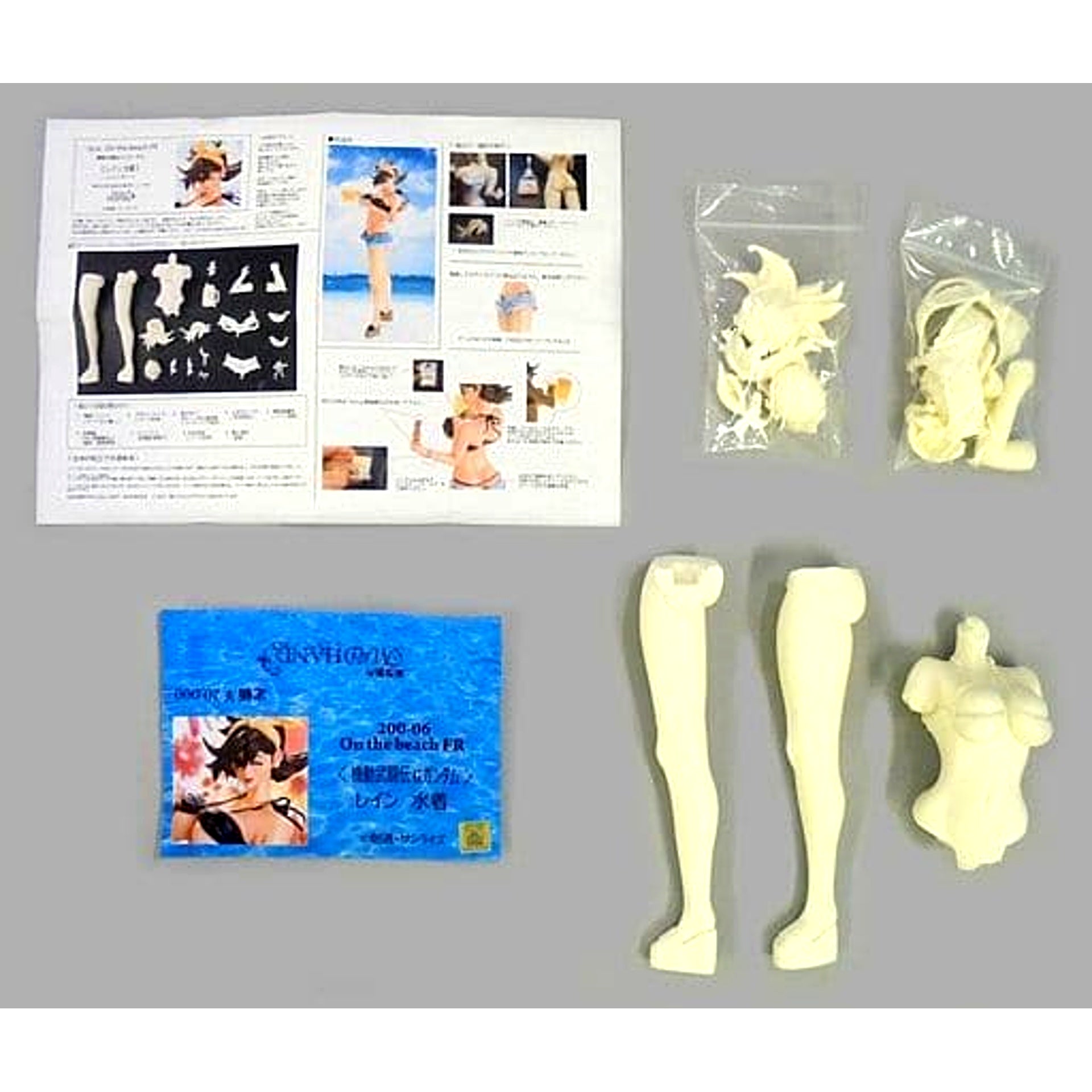 Rain Mikamura Swimsuit Ver. Mobile Fighter G Gundam Resin Cast Kit C3AFA Tokyo2017 Limited [USED]