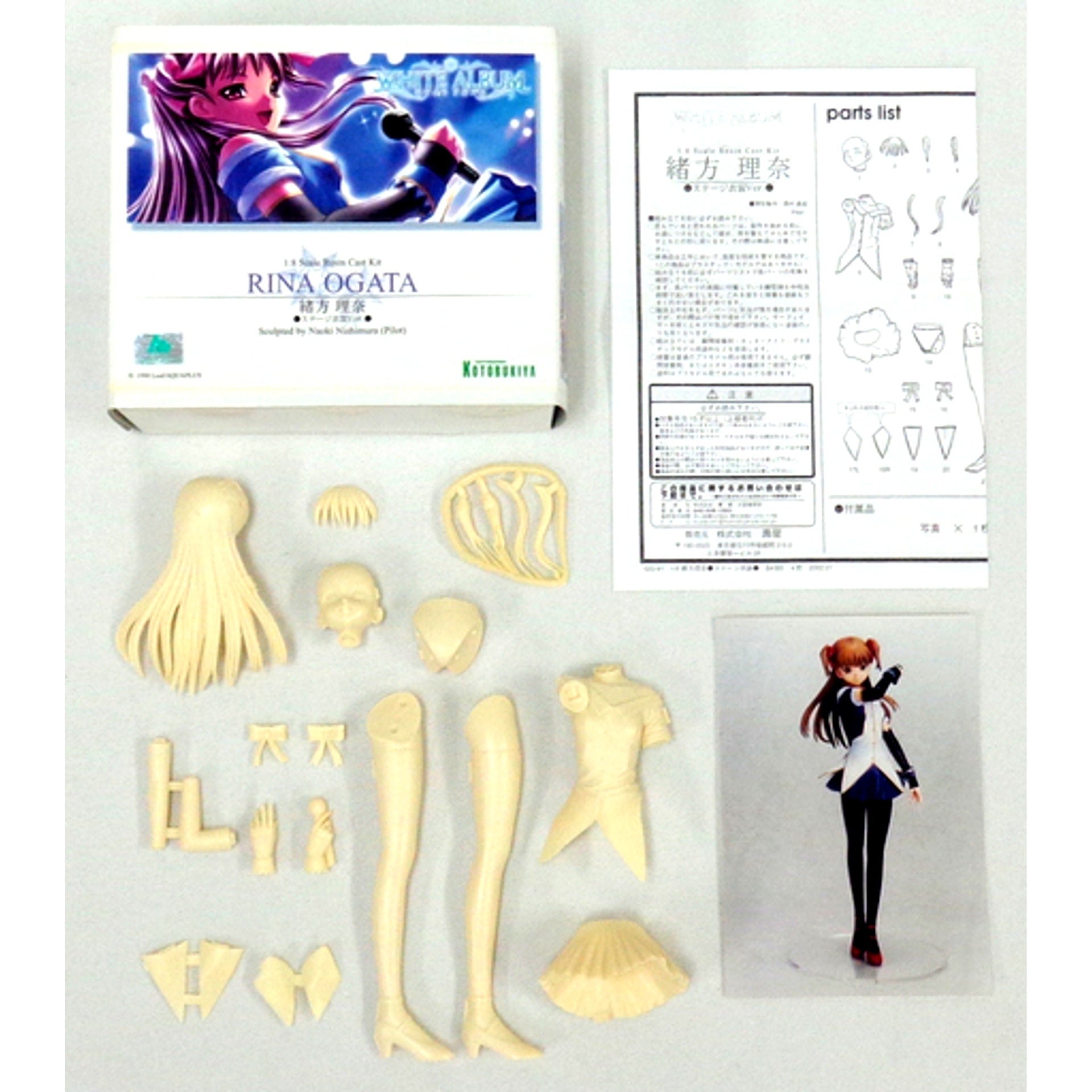 Rina Ogata Stage Outfit WHITE ALBUM 1/8 Resin Cast Kit [USED]